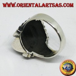 Indischer Schädel Silberring