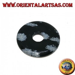 Donut Obsidian Anhänger von mm. 30