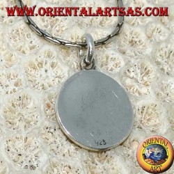 Silver Pendant, Horus Carved Eye (Small)