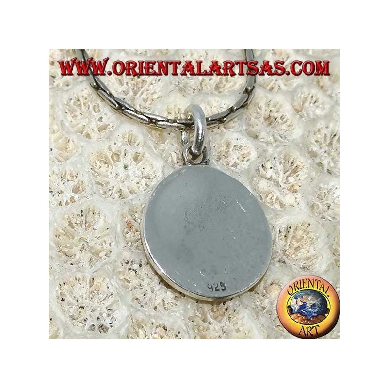 Silver Pendant, Horus Carved Eye (Small)