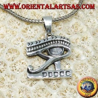 Ciondolo in argento occhio di Horus  (Udjat)