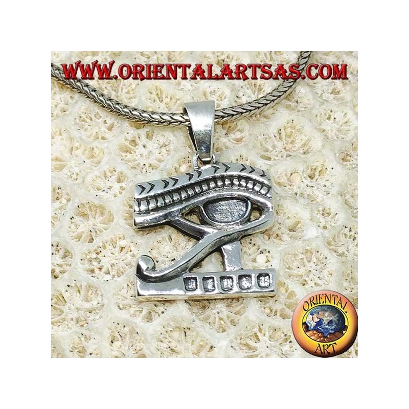 Colgante ojo de plata de Horus (Udjat)
