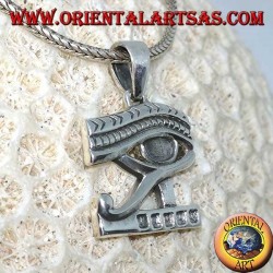 Pendentif oeil en argent d'Horus (Udjat)
