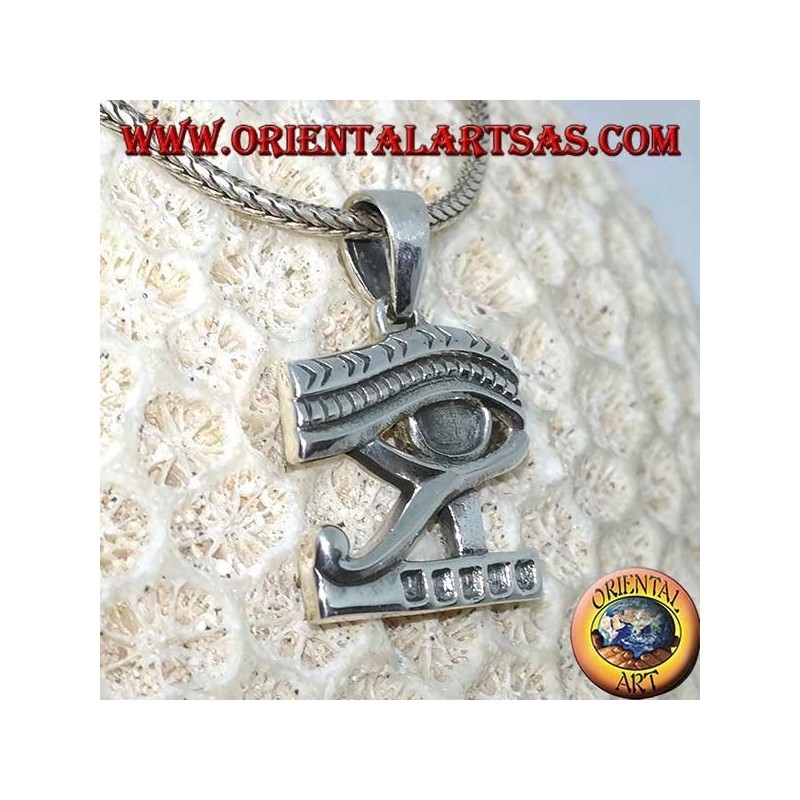 Colgante ojo de plata de Horus (Udjat)