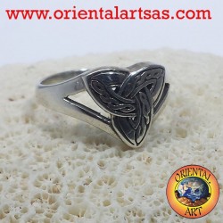 Anillo nudo de Triquetra del Celtic