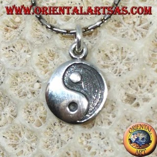 Pendentif en argent yin yang bas relief Tao, Le Taijitu (T'ai Chi T'u)