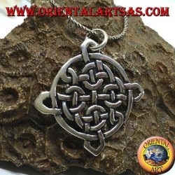 Colgante en plata Tynan Nudo celta, amuleto de protección contra el mal