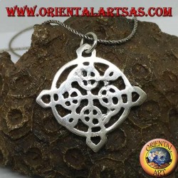 Pendant in silver Tynan Celtic knot, amulet of protection from evil