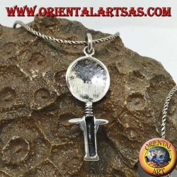 Silver pendant Africa mother goddess of motherhood