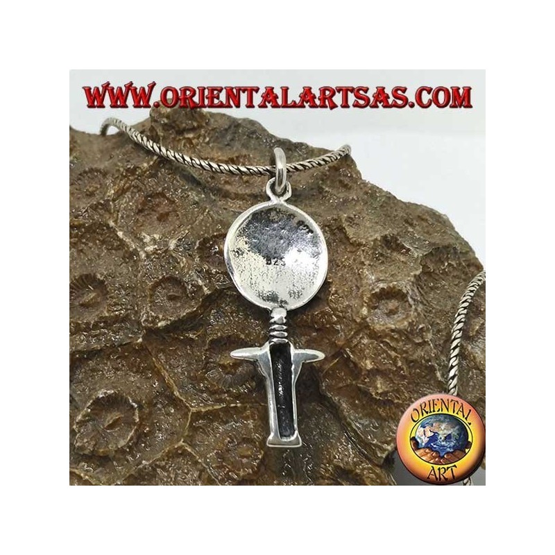 Silver pendant Africa mother goddess of motherhood
