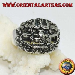 Anillo de plata Barong, el rey de los espíritus