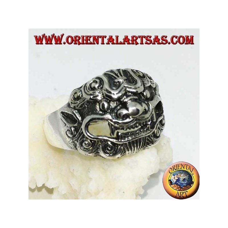 Anillo de plata Barong, el rey de los espíritus