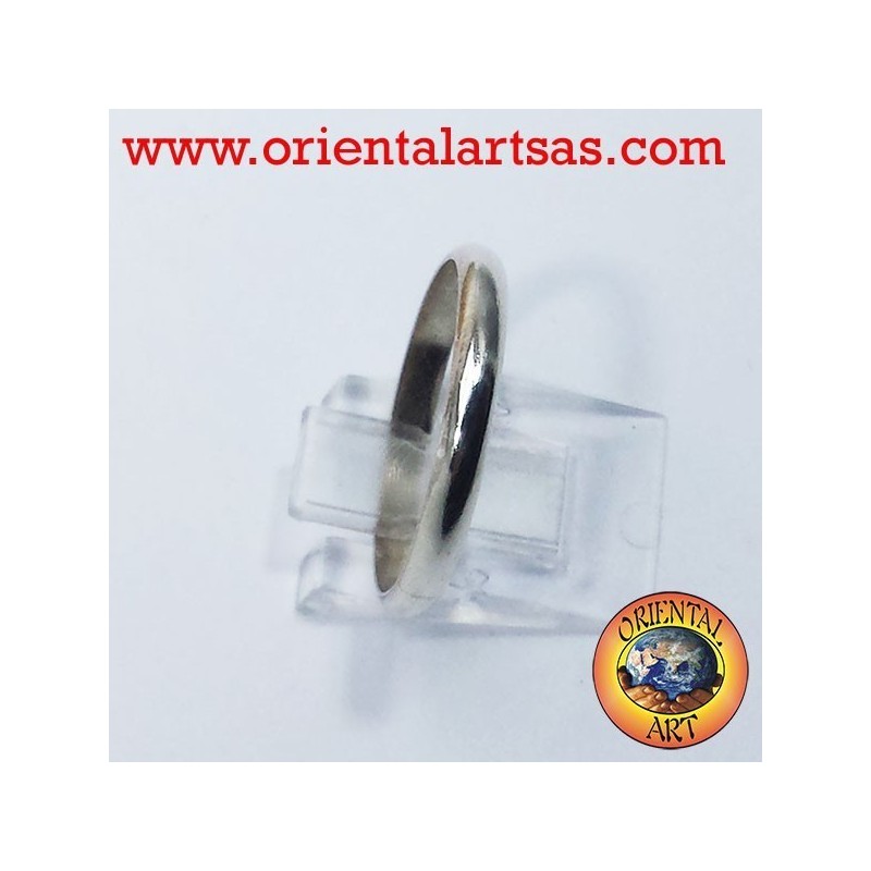 Silber Ehering 3 mm Anschlagring