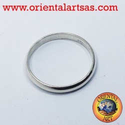 anillo de bodas de plata anillo de tope 3 mm