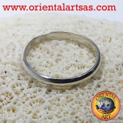 anillo de bodas de plata anillo de tope 3 mm