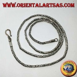 Collar de plata, BOROBUDUR cm 55