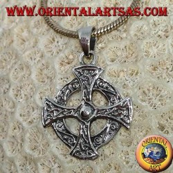 925er Silberanhänger mit keltischem Kreuz