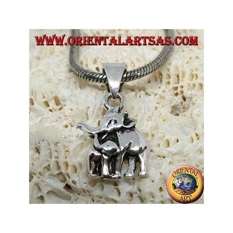 Pendentif argent Elephant