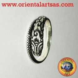 Anello pitone in argento