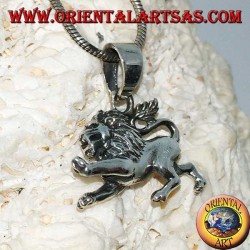 Colgante en plata 925 ‰ con forma de león.
