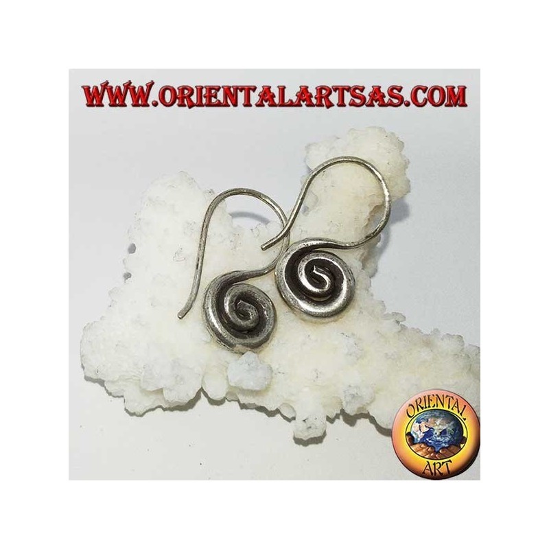 Boucles d'oreilles crochet en argent faites à la main Karen (petite)