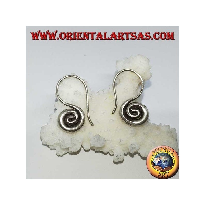 Boucles d'oreilles crochet en argent faites à la main Karen (petite)