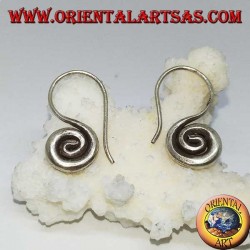 Boucles d'oreilles crochet en argent faites à la main Karen (petite)
