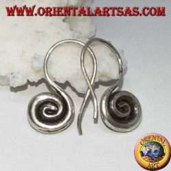 Boucles d'oreilles crochet en argent faites à la main Karen (petite)