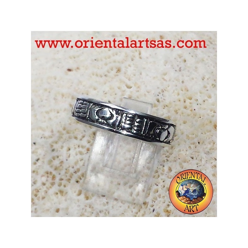 Fedina Claddagh  in argento