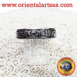 Anneau de mariage Claddagh en argent