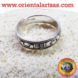 Anneau de mariage Claddagh en argent