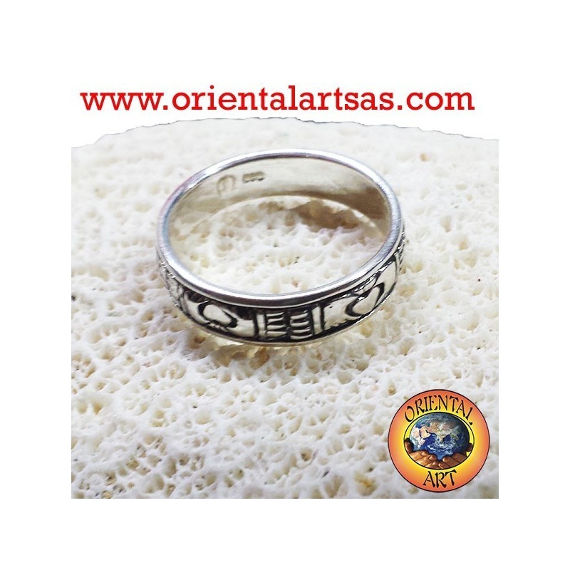 Fedina Claddagh  in argento