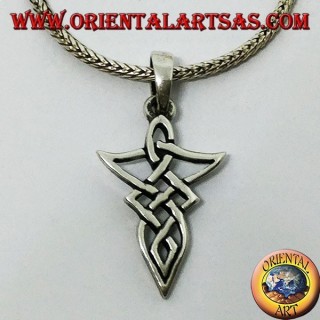 Silver Viking knot pendant