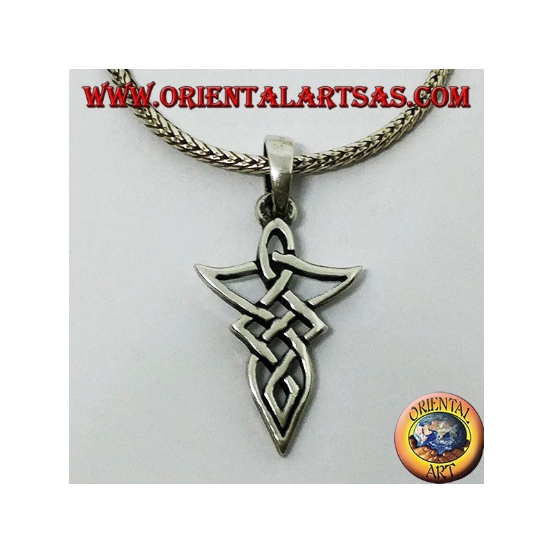 Pendentif noeud Viking en argent