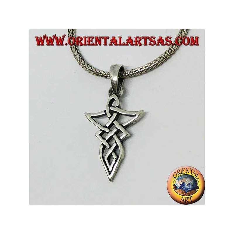 Pendentif noeud Viking en argent
