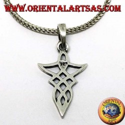 Colgante de plata con nudo vikingo