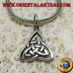 Pendentif en argent Noeud celtique de tyrone (symbole de la terre, de l'air et de l'eau)