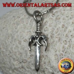 Pendentif en argent trident japonais (SAI) (釵)