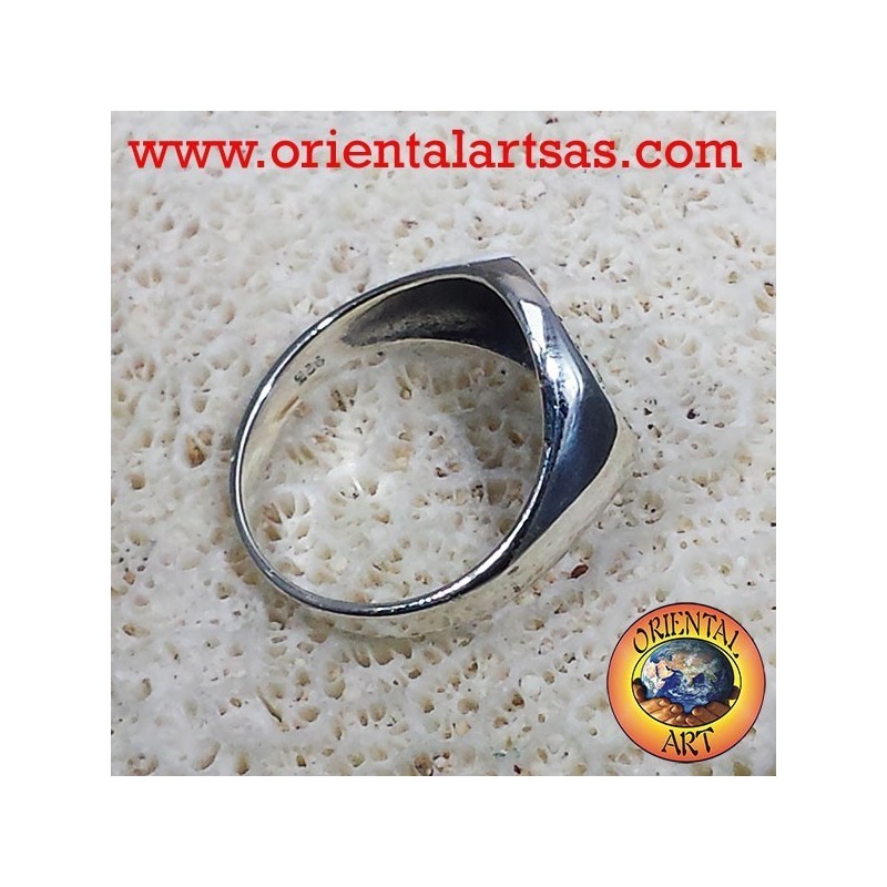árbol de la vida anillo plato de plata