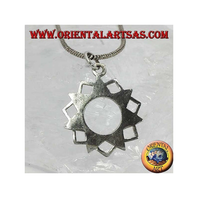 Silber Anhänger Stern sieben Eptagramma Tipps