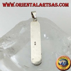 Silberanhänger Oṃ Maṃi Padme Hūṃ das Mantra des Mahāyāna und des tibetischen Budismus