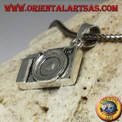 Pendentif en argent, appareil photo