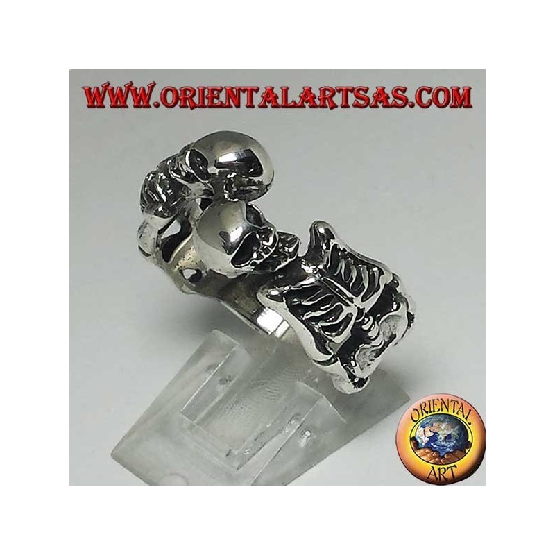 Silver ring of skeletons in pairs