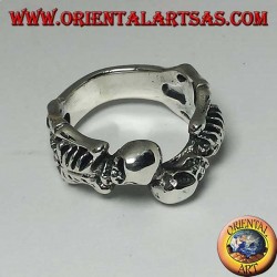 Silver ring of skeletons in pairs