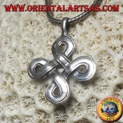 St. John's knot silver pendant (large)