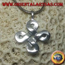 St. John's Knot Silber Anhänger (groß)