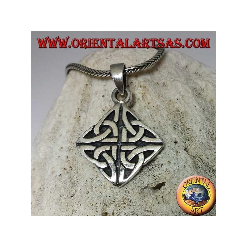 Pendentif noeud en argent Iona