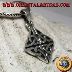 Pendentif noeud en argent Iona