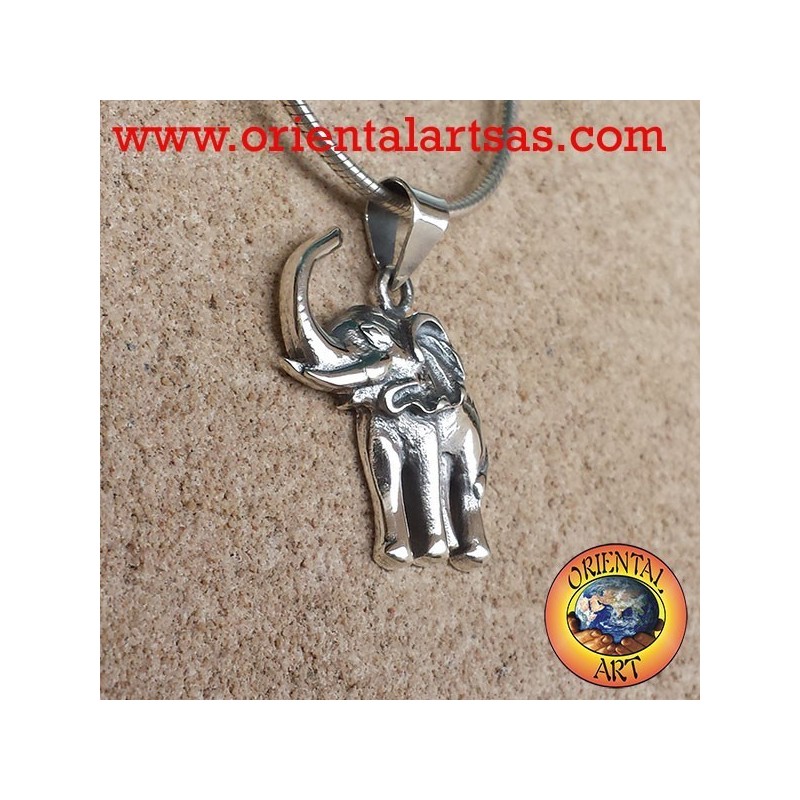 Silver pendant Elephant