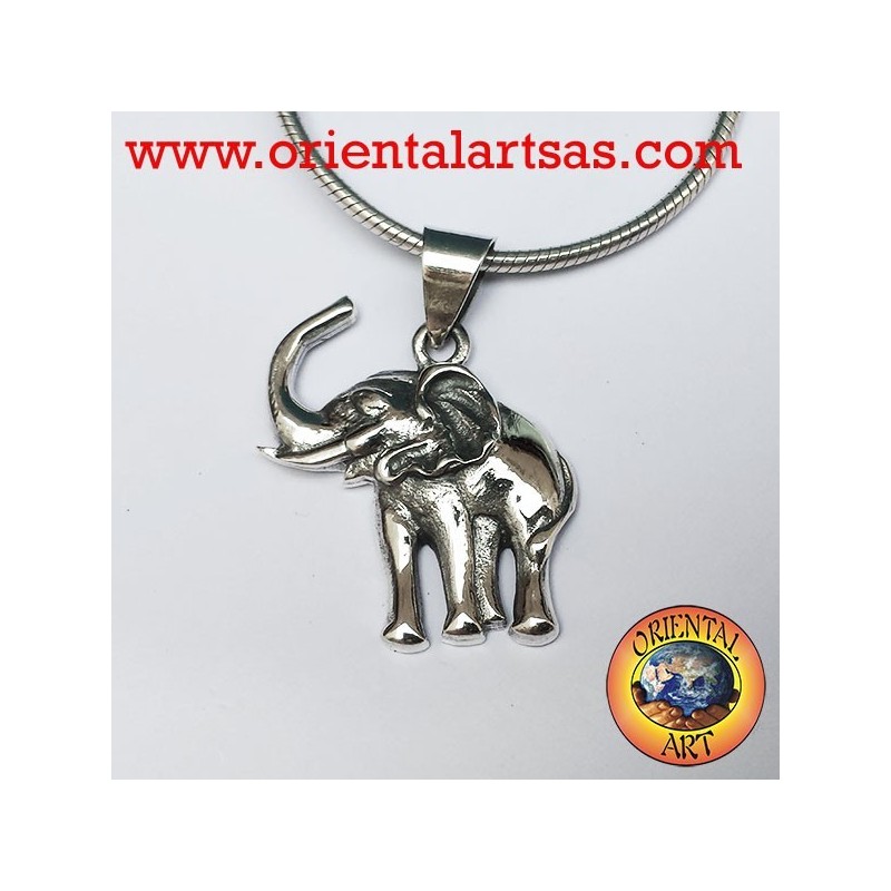 Pendentif argent Elephant